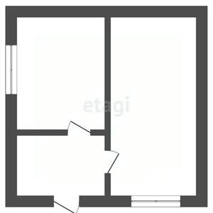 Дом 30м&sup2;, 1-этажный, участок 5 сот.  