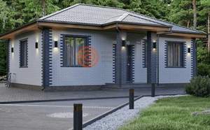 Дом 56м², 1-этажный, участок 1 сот.  