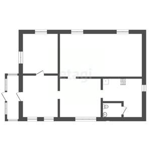 Дом 66м&sup2;, 1-этажный, участок 11 сот.  