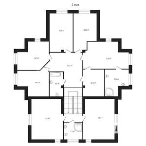Коттедж 630м², 2-этажный, участок 14 сот.  