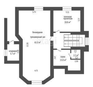 Дом 356м², 2-этажный, участок 13 сот.  