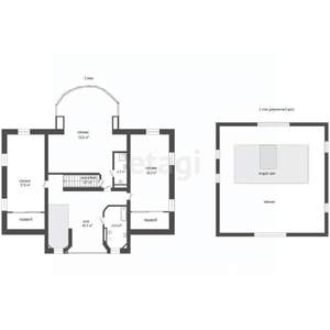 Дом 400м², 3-этажный, участок 30 сот.  