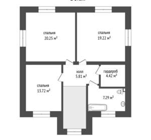 Дом 164м&sup2;, 2-этажный, участок 9 сот.  
