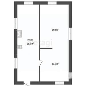 Дом 31м&sup2;, 1-этажный, участок 8 сот.  