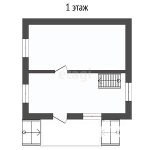 Дом 38м&sup2;, 2-этажный, участок 10 сот.  