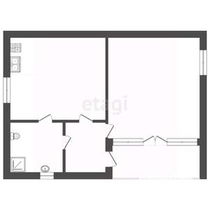 Дом 40м², 1-этажный, участок 8 сот.  