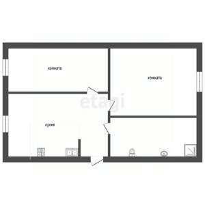 Дом 42м², 1-этажный, участок 4 сот.  