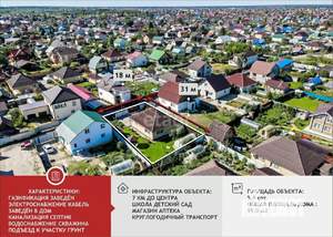 Дом 99м&sup2;, 1-этажный, участок 6 сот.  