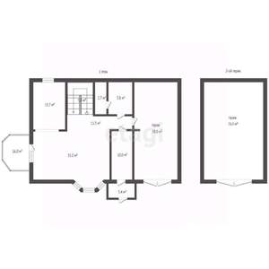 Дом 270м², 2-этажный, участок 23 сот.  