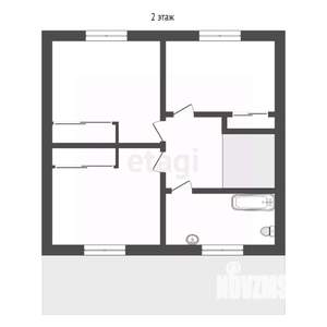 Дом 120м², 2-этажный, участок 6 сот.  