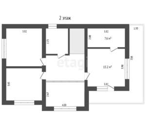 Дом 190м², 2-этажный, участок 6 сот.  