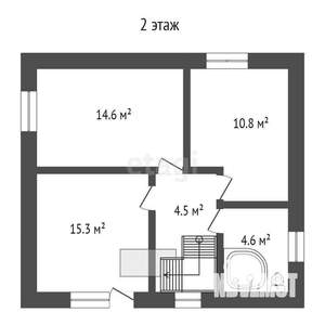 Дом 144м², 2-этажный, участок 6 сот.  