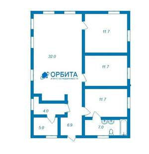 Дом 90м², 2-этажный, участок 0 сот.  