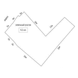Коттедж 57м&sup2;, 1-этажный, участок 4 сот.  