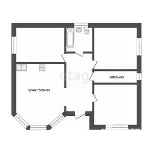 Дом 110м&sup2;, 1-этажный, участок 5 сот.  