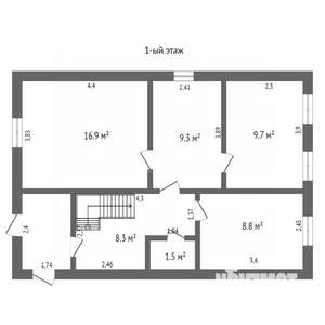 Дом 102м&sup2;, 2-этажный, участок 5 сот.  