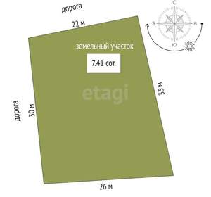 Дом 192м², 2-этажный, участок 7 сот.  