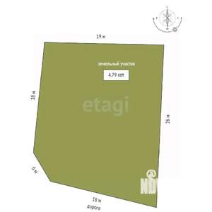 Дача 50м², 1-этажный, участок 5 сот.  