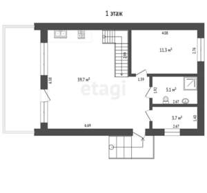 Дом 120м², 2-этажный, участок 10 сот.  