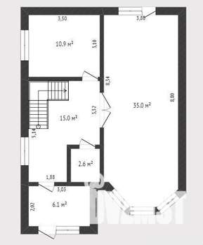 Дом 138м², 2-этажный, участок 6 сот.  