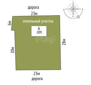 Дом 34м², 1-этажный, участок 6 сот.  