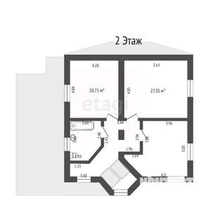 Дом 210м&sup2;, 2-этажный, участок 7 сот.  