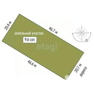 Дача 20м², 1-этажный, участок 10 сот.  