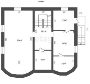 Дом 356м², 2-этажный, участок 21 сот.  