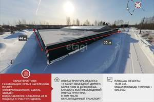 Дача 608м², 1-этажный, участок 16 сот.  