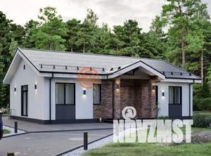 Дом 99м&sup2;, 1-этажный, участок 1 сот.  