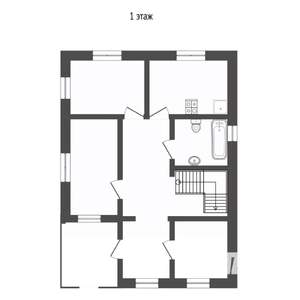 Коттедж 160м², 2-этажный, участок 4 сот.  