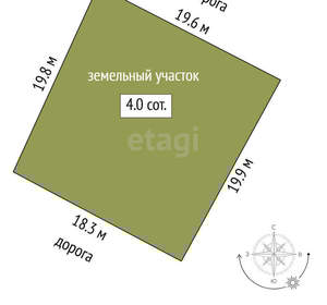 Дача 20м², 2-этажный, участок 4 сот.  
