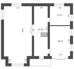 Дом 215м², 3-этажный, участок 7 сот.  
