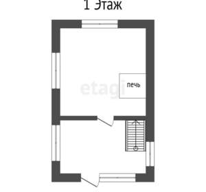 Дача 36м², 2-этажный, участок 5 сот.  
