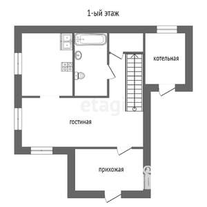 Дом 103м², 2-этажный, участок 8 сот.  