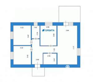 Дом 85м&sup2;, 2-этажный, участок 5 сот.  