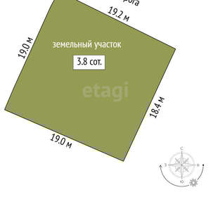 Дача 50м², 2-этажный, участок 4 сот.  