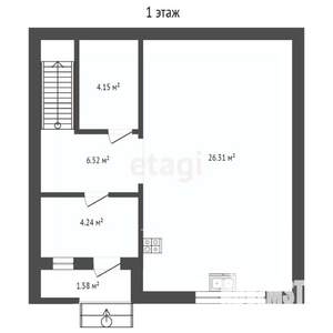 Таунхаус 105м², 2-этажный, участок 1 сот.  