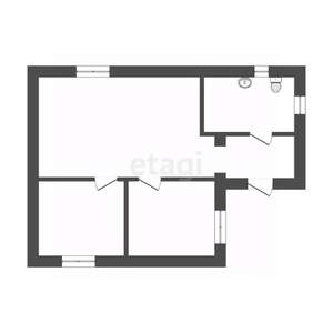 Дом 66м², 1-этажный, участок 5 сот.  