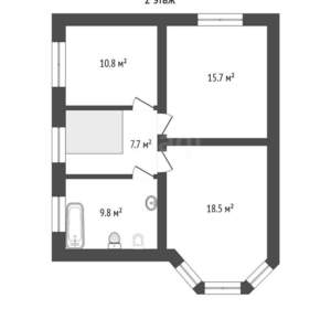 Дом 139м², 2-этажный, участок 6 сот.  