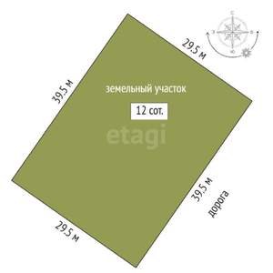 Дом 260м&sup2;, 2-этажный, участок 12 сот.  