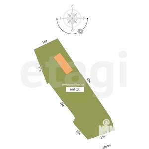 Дом 150м&sup2;, 2-этажный, участок 7 сот.  