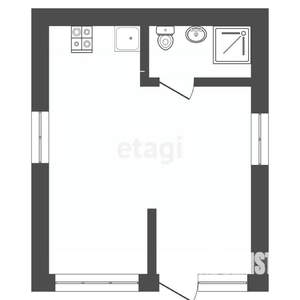 Дом 26м&sup2;, 1-этажный, участок 6 сот.  