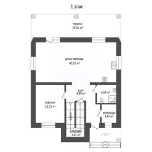 Дом 164м², 2-этажный, участок 9 сот.  