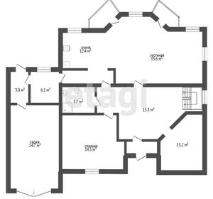 Дом 370м², 2-этажный, участок 6 сот.  