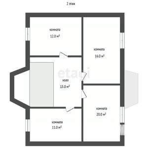 Дом 160м², 2-этажный, участок 8 сот.  