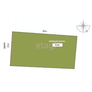 Дом 20м², 1-этажный, участок 8 сот.  