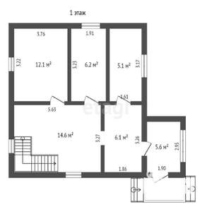 Дом 100м², 2-этажный, участок 6 сот.  