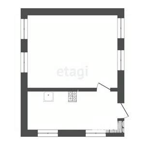 Дом 45м², 1-этажный, участок 6 сот.  