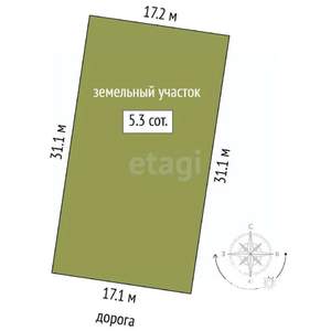 Дача 103м², 1-этажный, участок 5 сот.  